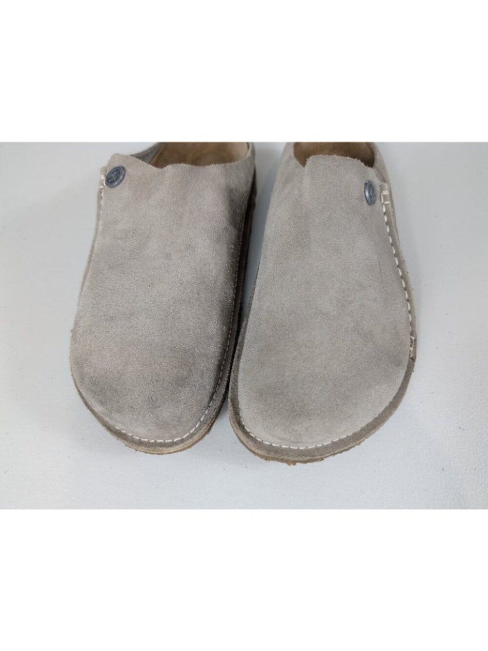 Birkenstock Zermatt Premium suede clogs in gray women's size 6-7.5 - Picture 10 of 12